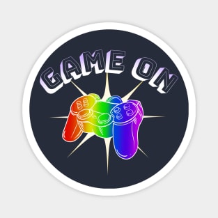 Game On - Rainbow Controller Magnet